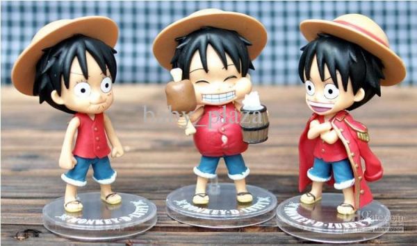 Chibi Luffy (3 pcs) - 12 CM