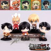 Chibi Attack on Titan (5pcs) - 4 CM