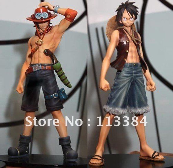 Monkey D Luffy  & Portgas D Ace - 14 CM