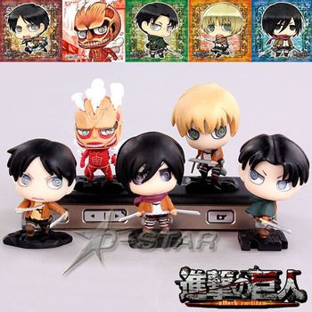 Chibi Attack on Titan (5pcs) - 4 CM